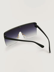 Lux Flat Top Shield Sunglasses