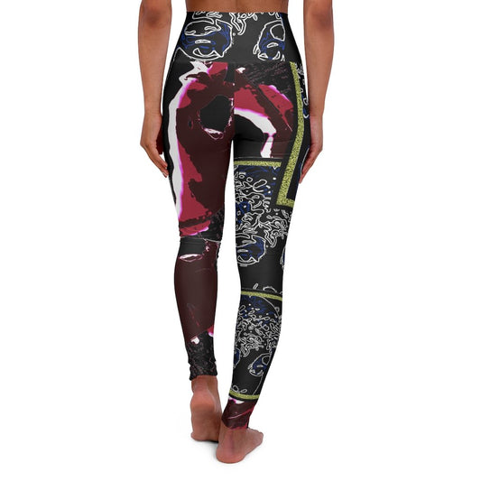 Le Joie High Waisted Yoga Leggings original artwork