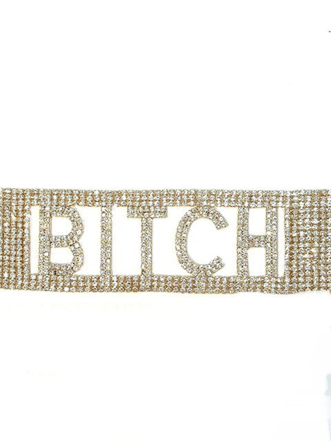 Rhinestone Choker Necklace