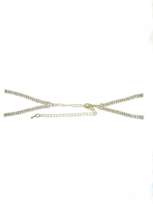 Rhinestone Choker Necklace