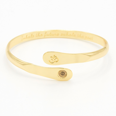 Yoga Bracelets, Om Bracelets, Engraved Bracelets Inhale the future