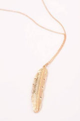 Long Feather Necklace