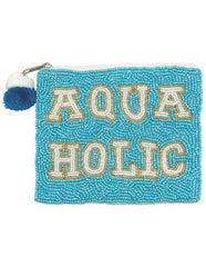 AQUAHOLIC Beaded Coin Purse LAC-CP-1245