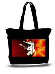 Jimi Hendrix In Concert Large Tote New Zipper Bag