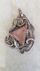 Silver Pendant - semi precious stone