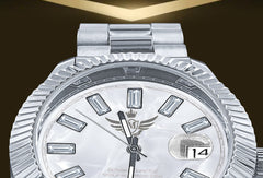 COSMIC STEEL CZ WATCH | 5628652