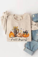 Fall Basics Graphic Fleece Sweatshirts