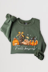 Fall Basics Graphic Fleece Sweatshirts