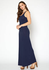 Women's Sleeveless Scoop Neck Maxi Dress