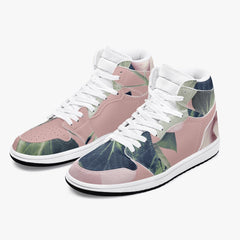 Jacki Easlick Floral Garden High-Top Leather Sneakers