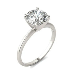 2 CTW Round Lab Grown Diamond Solitaire Engagement Ring 14K White Gold