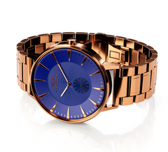 Eclipse | Rose Gold Gloss - Cobalt Blue