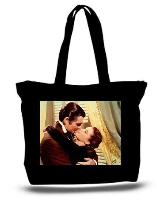 Gone With The Wind Large Tote New Zipper Bag