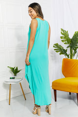 Making Music Brushed Sleeveless Dress in Mint