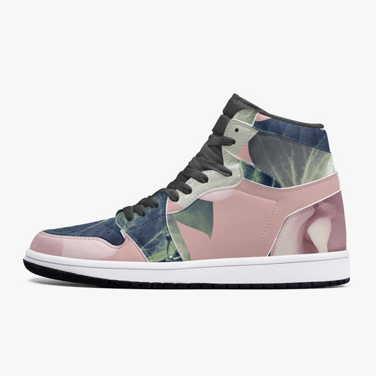 Jacki Easlick Floral Garden High-Top Leather Sneakers