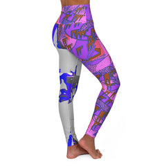 II High Waisted Yoga Leggings original artwork