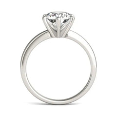 2 CTW Round Lab Grown Diamond Six Prong Solitaire Engagement Ring -