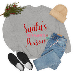 Womens Santa's Favorite Sweatshirt