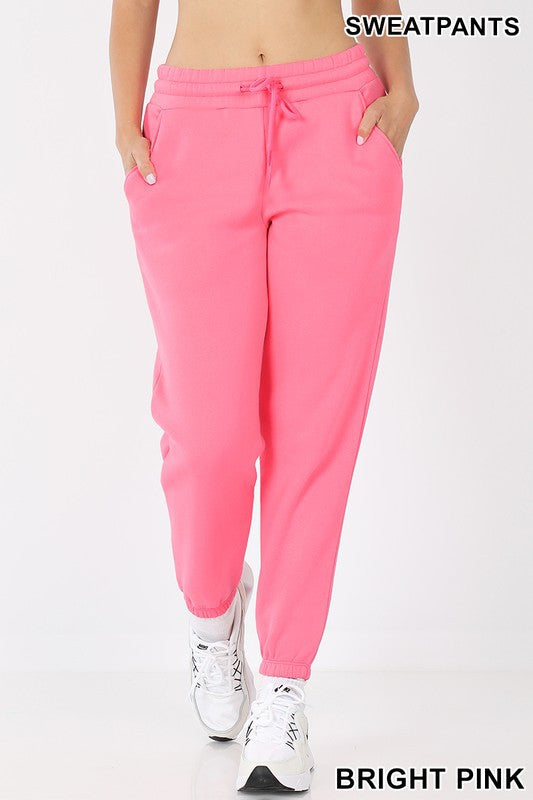 Jogger Sweatpants Elastic Waistband