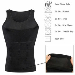 Men's Slimming Vest Body Shaper Corrective Posture Belly Compression