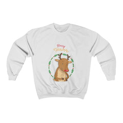 Womens Reindeer Crewneck Sweatshirt