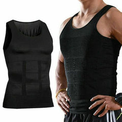 Men's Slimming Vest Body Shaper Corrective Posture Belly Compression