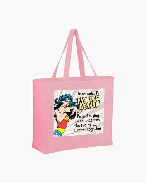 Wonder Women  Pink Tote Bag Accessories Groceries