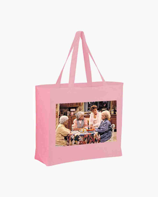 Golden Girls Pink Tote Grocery, Beach Bag