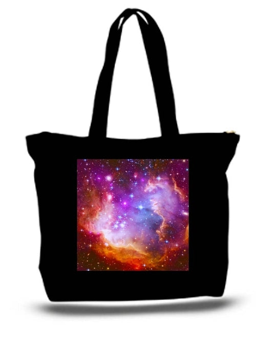 A Beautiful Star Space Nebula Large Tote Grocery & Stuff Bag