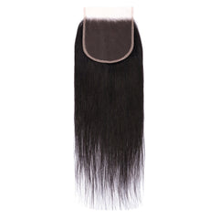 4X4 Straight Hair Free Part Closure 100% Human Hair Closure