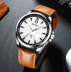 Archetypal Curren Leather Watch | 5412112