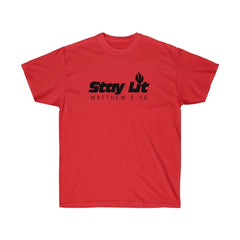 Stay Lit Unisex Tee, Matthew 5:16 Tee, Religious