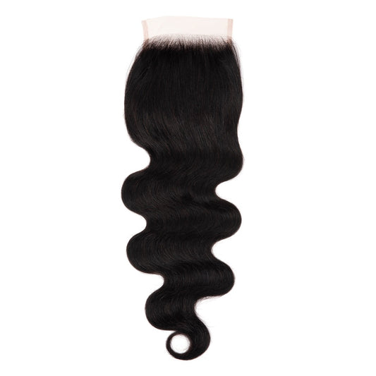 4×4 Human Hair Body Wave Lace Closure Standard Lace Closure