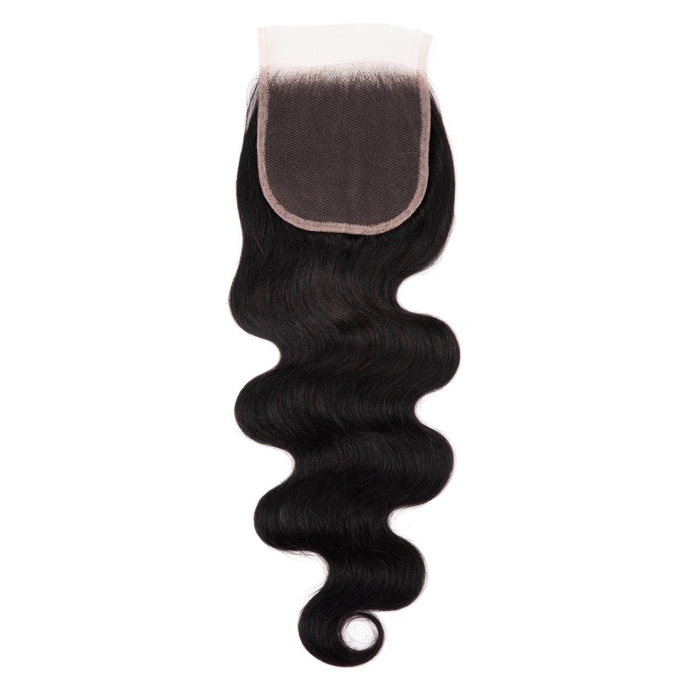 4×4 Human Hair Body Wave Lace Closure Standard Lace Closure