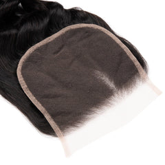 4×4 Premium Hair Quality 100% Human Hair Loose Deep Lace Closure