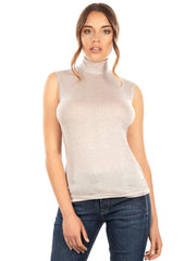 EGI Exclusive Collections Women's Modal Cashmere Blend Mock Neck