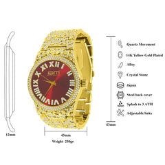 FLAMBOYANT ULTRA BLING WATCH SET | 530296