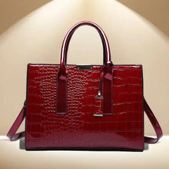 Crocodile Print Women Handbag