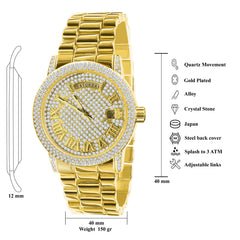 FLABBERGASTING BLING METAL WATCH 562642