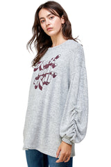 Graphic Print Pullover – Relaxed and Stylish