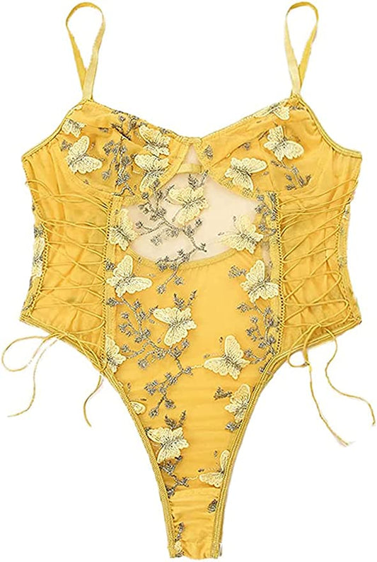 Yellow Merin Body Suit