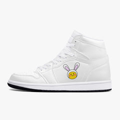 Jacki Easlick Lux Bunny High-Top Leather Sneakers