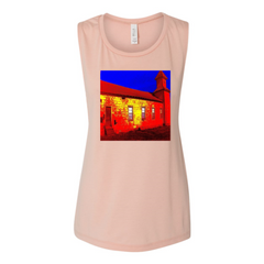 Abandoned Church Women's Flowy Muscle Tank