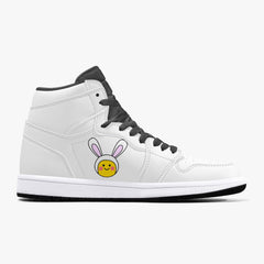 Jacki Easlick Lux Bunny High-Top Leather Sneakers