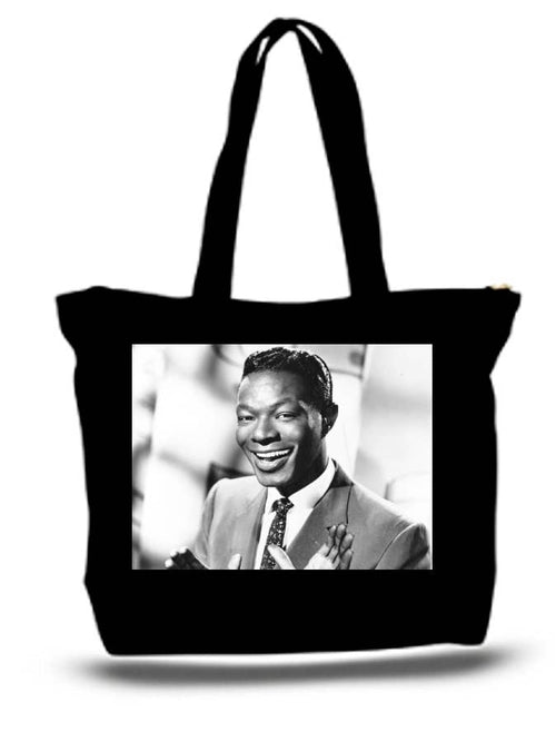 Nat King Cole Large Tote Grocery & Stuff Bag