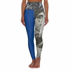 The Ancient Ones  High Waisted Yoga Leggings original artwork