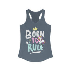 Born to Rule Unicorn Racerback Tank Top