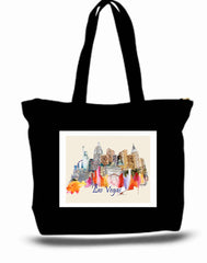 City Of Las Vegas Tote New Zipper Bag