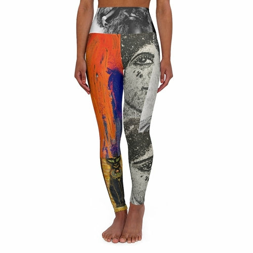 The Ancient Ones II High Waisted Yoga Leggings original artwork