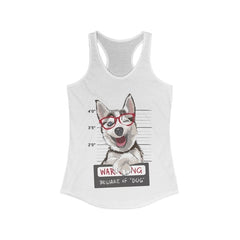 Beware of Dog Racerback Tank Top